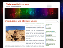 Tablet Screenshot of christina-hacker.de